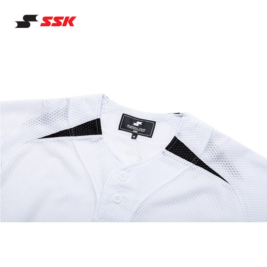 SSK Japan [baseball uniform] imported professional competition training outdoor sports breathable, quick-drying, moisture-absorbing and sweating, full chest opening, full chest opening, full baseball training uniform L