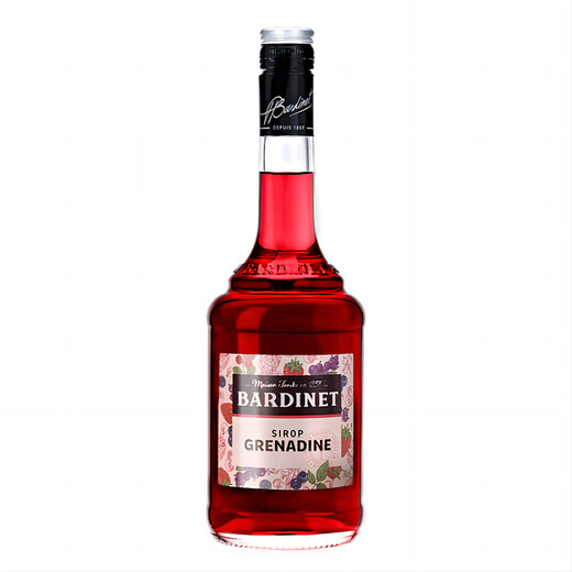 必得利（Bardinet）力娇酒 洋酒 利口酒 无酒精糖浆 咖啡调酒伴侣 石榴味700ml