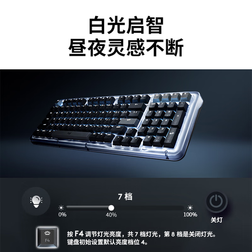 Logitech Amber Series K98M Mechanical Keyboard Wireless Bluetooth Keyboard Dual-Mode Customized Hot Swap Gasket Structure E-Sports Game Office Keyboard Office Supplies WF13B Marble Shaft Black