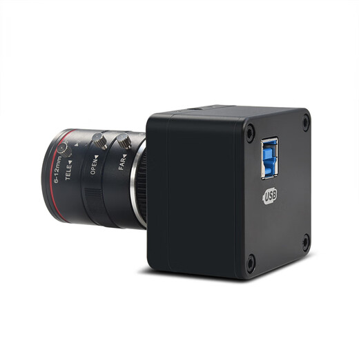 Mox 4K high-definition USB industrial camera image visual recognition camera driver-free product inspection 3840*2160 high-resolution online teaching live broadcast 4K 6-12MM zoom low distortion