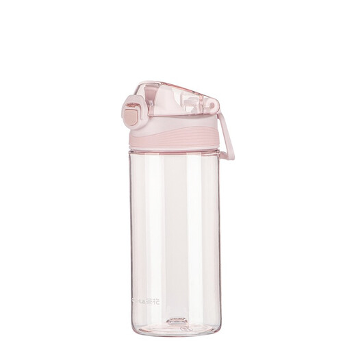 Camellia plastic water cup sports portable cup body Tritan material 050001,050002 pink-480ML