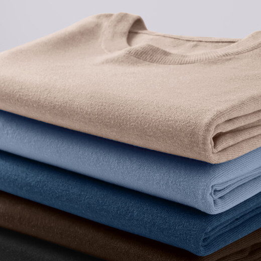 JeansWest Z crew neck sweater men's and women's simple sweater sweater ANJ56 gray (regular style) XL