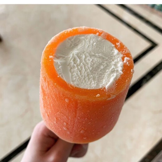 Aoxue 20 pieces Aoxue big ice bucket sweet orange milk children's bag frozen popsicle ice cream orange ice cream 95g Aoxue grape milk*10 pieces