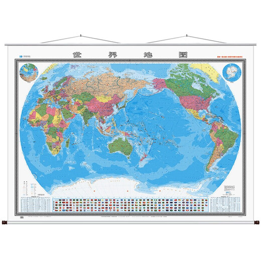 【京仓自营配送】【全新正版】1：1300万世界地图(挂图)星球地图出版社星球地图出版社