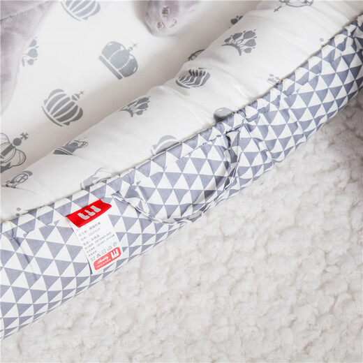 Chuangjingyi selects newborn bionic sleeping bed, safe uterine bed, crib, baby anti-jumping bed, mid-bed, autumn and winter coaxing sleep, Forest Pink HDJ 50*85