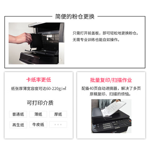 【准新品】京瓷（KYOCERA）M1025黑白激光打印机多功能家用办公打印机 打印/复印/扫描三合一商用一体机