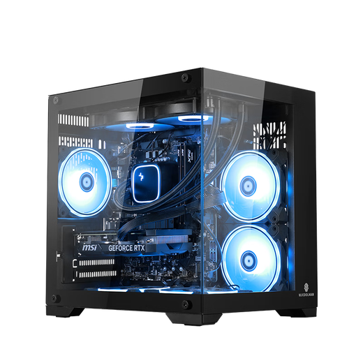 Minglongtang AMD Ryzen R5 9600X/RTX5060/RTX5060TI/RTX5070 assembled computer game console full set of desktop barebone delta computer configuration configuration one R5 9600X /RTX5060 single host