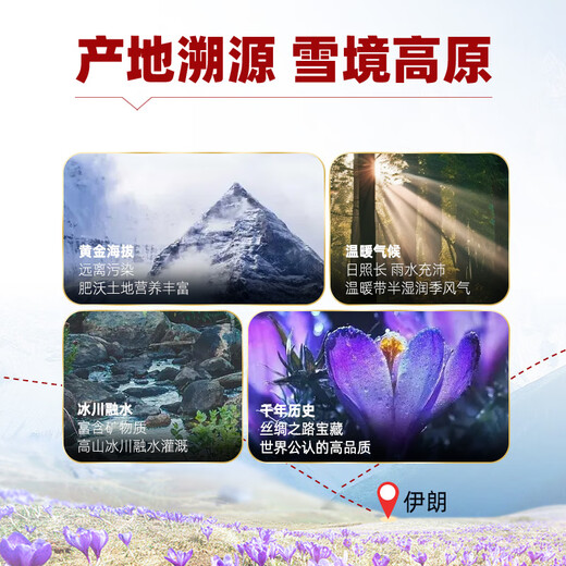 Weishuihong Saffron Gift Box 5G Специальная оценка [День отца] Практические подарки для отправки родителей и старейшин навестить родственников к родителям