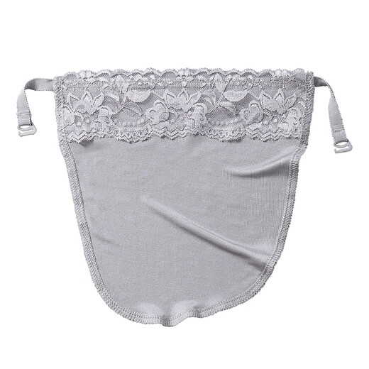 Natural silk silk women's anti-exposure chest piece Mulberry silk anti-exposure magic base underwear cover skin color-lace one size