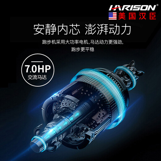 HARISON American Hanchen commercial smart luxury treadmill LCD touch screen gym dedicated fitness equipment