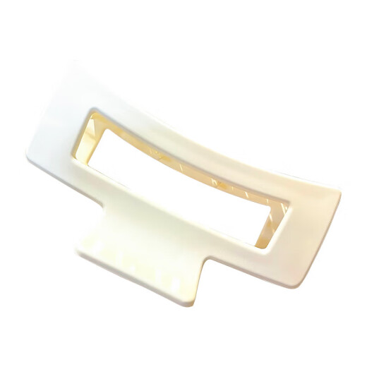 Grupos de 4 piezas de clips para el cabello para el verano de los clips de tiburón grande para la parte posterior de la cabeza clips para el cabello para los clips para el cabello para los clips de cabello para los clips de cabello para la cabeza de los clips de cabello para los clips de cabello para los clips blancos lechoso [conjunto de 4 piezas]