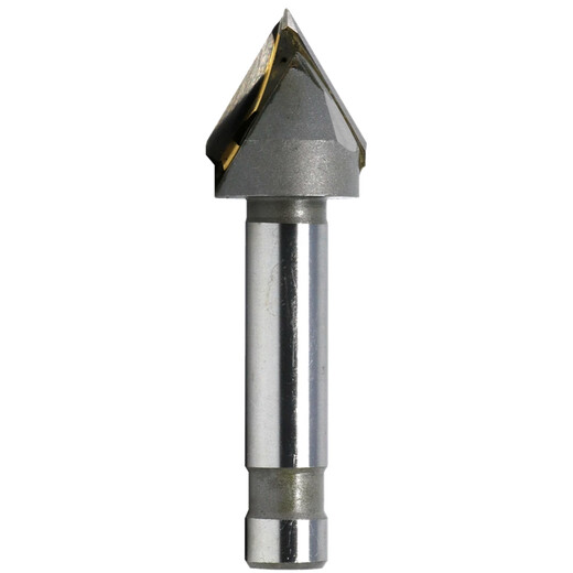
XMSJ alloy chamfer cutter straight handle through center 90 welding counter drilling tapered blade 12356 degree V-slot tungsten steel milling cutter 356016 handle 100 total length