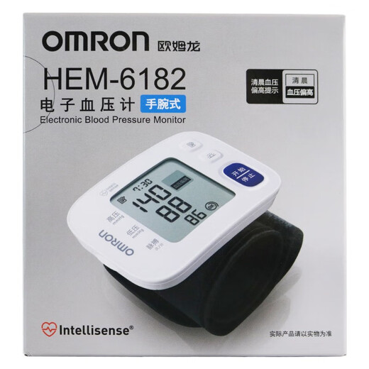 欧姆龙 电子血压计手腕式  HEM-6182 测量血压  一台血压计HEM-6182