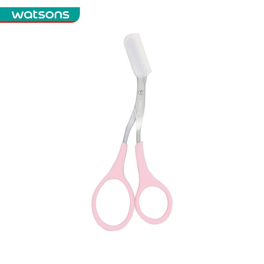 Watsons Beauty Tools Series New and Old Packaging Randomly Sent QVS Eyebrow Scissors and Comb Combination Pack 10-1767 1 piece