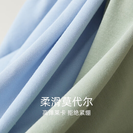 红豆（Hodo）莫代尔内裤男抗菌底裆运动透气大码男士平角裤四季柔软爽滑四角裤 673组合二(莫代尔抑菌款) 3条 XL (175)