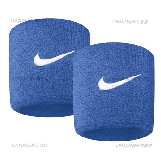 Nike (Nike) Gardiens de poignet de tennis pour hommes et femmes Swoosh Sports Gardes de poignet courts Running Basketball Fitness Spirant Sweat-Absorbing Guards Guards Pink_PAC277-677 Single Size_1 Emballage non original d'origine