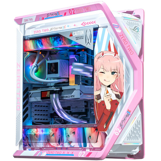 ASUS ROG GR701 Creation God Ryzen R7 9800X3D/5070TI/5080 customized ROG family bucket theme game assembly computer game console desktop complete machine Package 2 Ryzen R7-7800X3D+5070