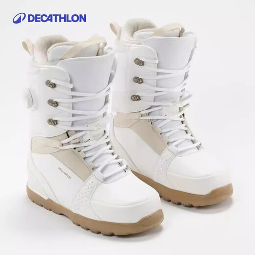 Decathlon (DECATHLON) snowshoes veneer winter outdoor sports snowshoes adult ski shoes for men and women couples Enzone 500 women's white 36