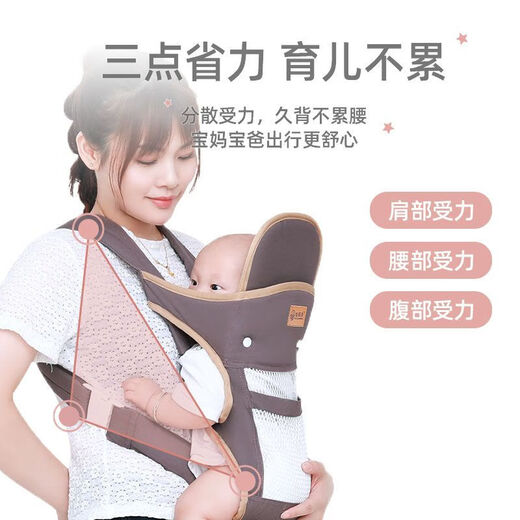 Aiyuanmei Babygurt mehrfunktionsmultifunktion vorne und hinten zwei Purpose-Neugeborenes, das ein horizontales Baby ausführt, das das Baby leicht mit beiden Händen befreien kann, Netto-Stil * reines Grün