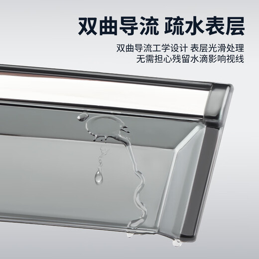 Yushanhe 24 Buick GL8 Sunny Rain Block Neue Energie 653T Regenbogen 652t Geschäftsfahrzeug Es Luzun Fenster Regenfischbraffel 11-14 GL8/Luxusgeschäft [4-teiliges Set] 3D Edelstahl Bright Strip Sunny Rain Block [zehnjährige Garantie]