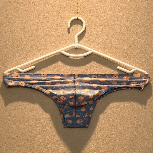 ROSELEX confidential delivery briefs men's underwear casual thong ice silk seamless youth breathable speed 817 cute whale XL