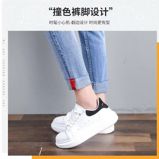 ZHIDOUDOU七分牛仔裤女夏天薄款新款宽松显瘦九分老爹哈伦中裤子春秋 3523#浅蓝色 七分 26