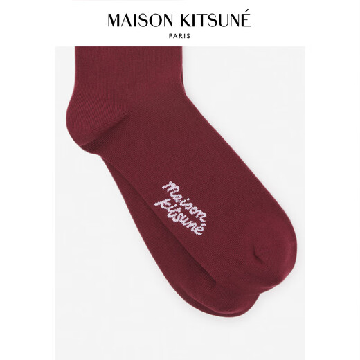 Maison Kitsune [Season Selection] Мужской жирный жирный цвет игривый вышивка Fox Patch Spatings P677 [Burro] L (40/45)