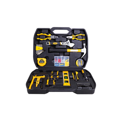 Li Yi De Tool Box Set Hardware Electrician Special Combination Vehicle Daily Maintenance Multifunctional Combination Complete Set Equipment Repair 58-piece Set Hard-to-Use Bag