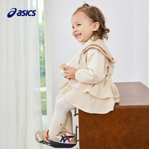 ASICS ASICS Autumn and Winter Children's Baby Toddler Shoes Mesh Soft Bottom Double Velcro