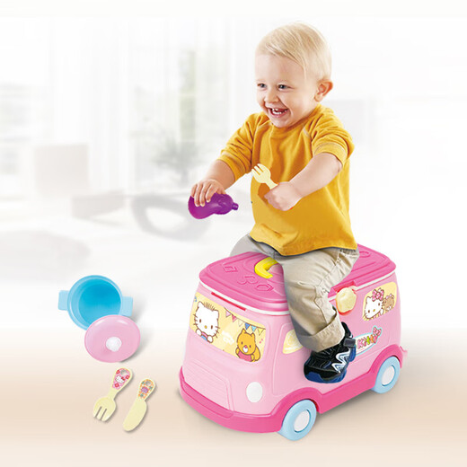 
Hello Kitty Children's House Playing Simulation Kitchen Toys Cooking Set Authentic KT-8590
