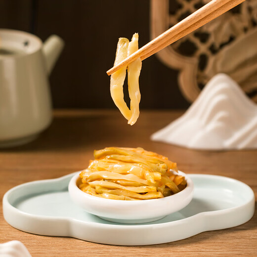 Wujiang pickled mustard, refreshing side dish, crispy shredded pickled mustard, 70g*5 bags