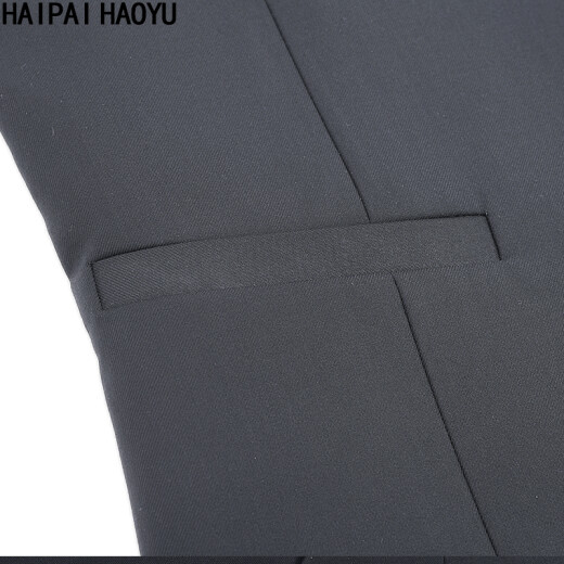HAIPAIHAOYU 西装马甲男修身商务正装马夹背心 黑色马甲 XL (175) 推荐55-65KG