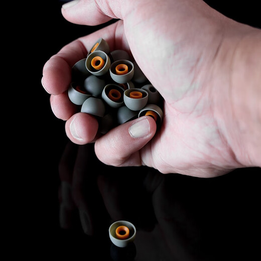 DdHiFi Professional Audio ST35 Headphone Earbud Cover Medical Grade Silicone In-ear Plug D Set Comfortable In-ear Headphone Soft Ear Cap Delivery Storage Box Grass Green M Code (3 Pairs)