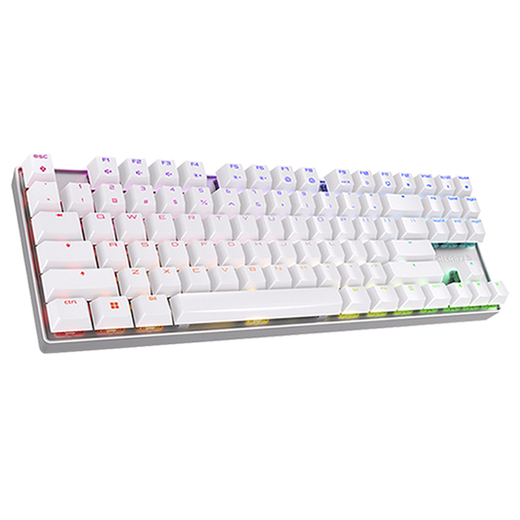 
CHERRY Cherry MX8.2TKL mechanical keyboard wireless Bluetooth three-mode game e-sports color light backlight 87-key laptop sends arms box three-mode white red axis sends arms box