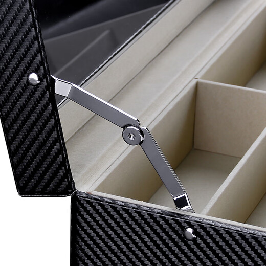 Renjuyi 18-position glasses storage box multi-layer drawer sunglasses collection box sunglasses placement cabinet accessories display box 3-layer 18-grid black glasses box