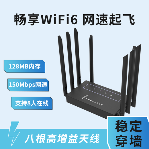 Noxing enrutador inalámbrico 4G wifi6 tarjeta enchufable móvil portátil Netcom portátil teléfono móvil enrutamiento de equipos de Internet 4G enrutador de grado industrial con puerto de red señal fuerte tarjeta incorporada fuerte Netcom RF11 completo (8 antenas a través del rey de la pared)