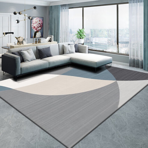 Teppich Wohnzimmer 2025 neuer Stil kostenloser waschbarer und abwischbarer Sofa Bodenmatte Großer Raum Schlafzimmer Zimmer fühlen Haushalt wasserdichte einfache Nummer 15601 1 Stück 140*200 cm