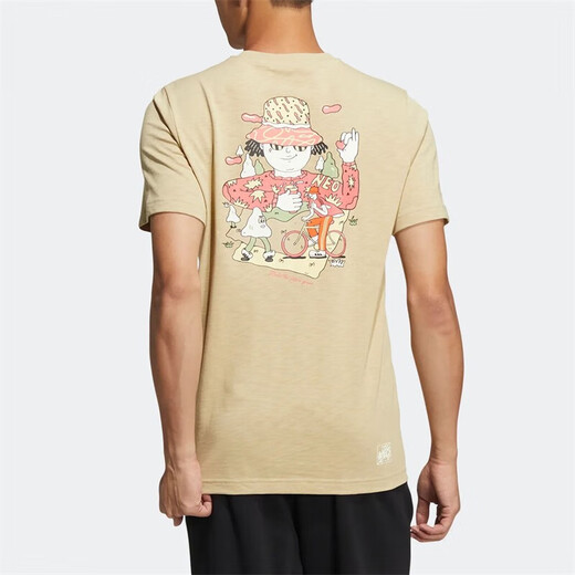 Adidas [JD Outlet] NEO men and women summer fashion print breathable sports and casual short-sleeved T-shirt HC9742 HC9742 L