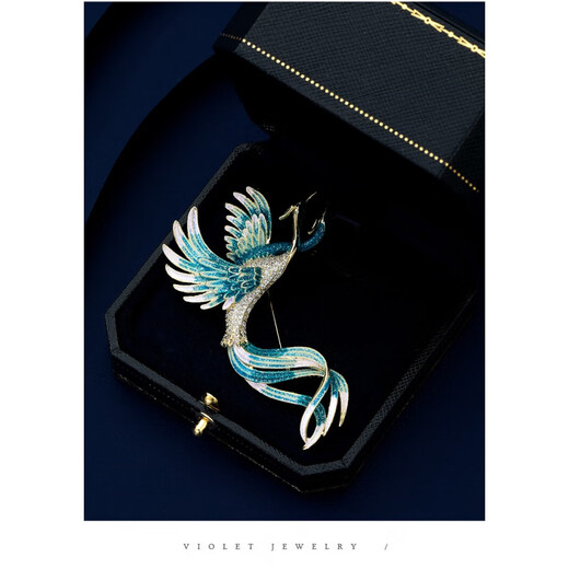 SNQP [Официальное качество] 2025 Новый Swarovski Craft Brooch Phoenix РАЗРЕЖДЕННЫЙ СВАРОВСКИ