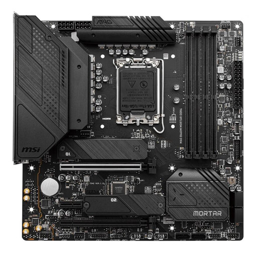 ASUS Gigabyte MSI B660 Z690 H610 second-hand motherboard desktop computer host size board suitable for 12/13/14 generation Core MSI MAG B660M mortar D4 90% new