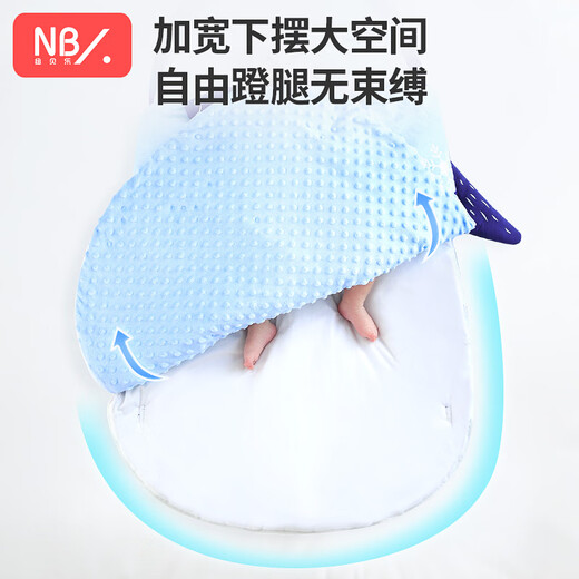 Newbell baby sleeping bag, newborn swaddle, anti-jump quilt, autumn and winter baby anti-kicking quilt, artifact, children's sleeping bag, Penguin, removable liner, recommended 5-24 C