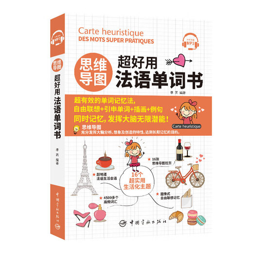 Selbstgesteuerte Mindmap, super einfach zu verwendendes französisches Wortbuch