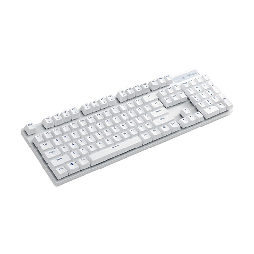 Rapoo V500PRO Mechanical Keyboard Wired Wireless Bluetooth Multi-Template Home Office E-Sports Games 104 Keys No Conflict V500PRO Dual-Template [White. Black Axis]