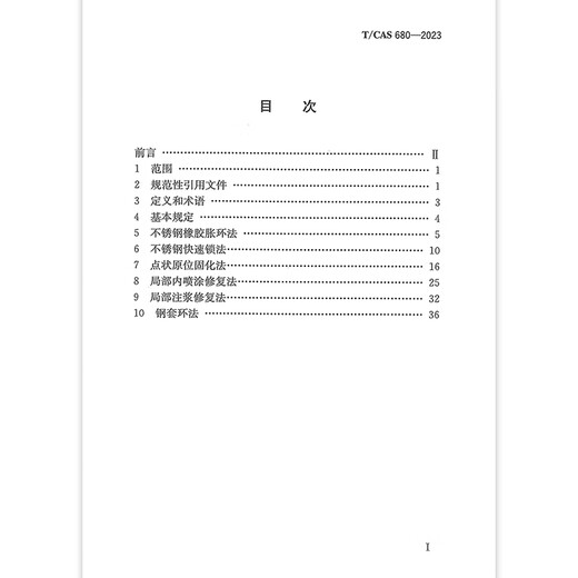 
T/CAS 680-2023 Technical Regulations for Non-excavation Local Repair Engineering of Drainage Pipes