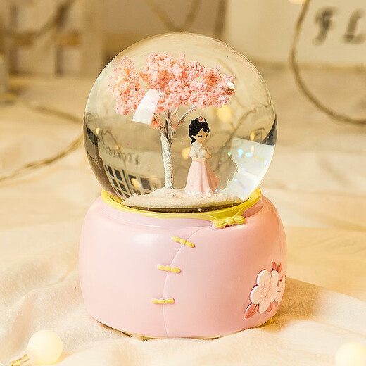 Farbbohnen (Sedou) Crystal Ball Music Box Music Box für Jungen und Mädchen Geburtstagsgeschenke für Mädchen 7-14 Jahre alt Kinder Spielzeug Ornamente