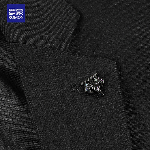 Luo Meng suit men's slim casual professional formal suit business workwear groom wedding dress men's clothing