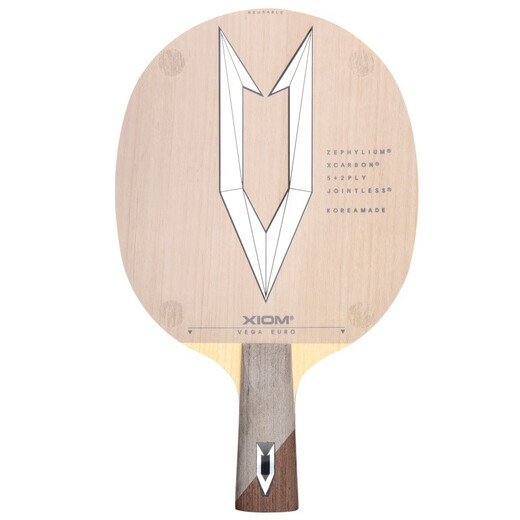 XIOM VEGA carbon fiber table tennis blade professional table tennis racket offensive competition training light cricket board Weijia Europe pen-hold CS (short handle)