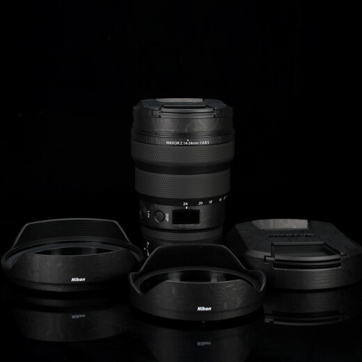 美本堂适用于尼康Z14-24F2.8S镜头保护贴膜1424 2.8机身贴纸碳纤维3M 磨砂黑 尼康Z14-24F2.8S