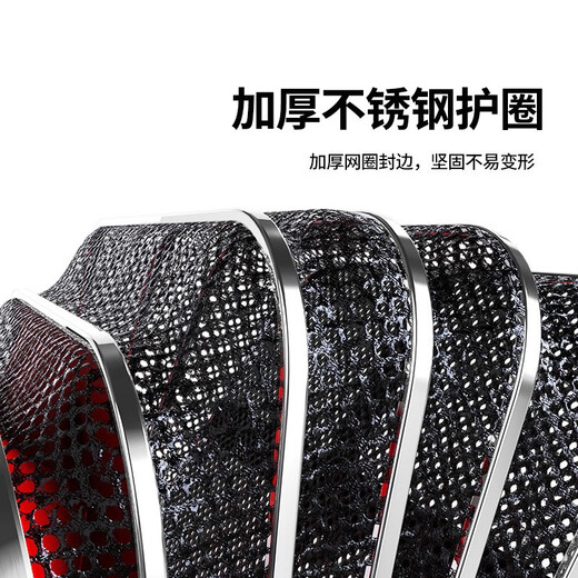 LIANQIU even ball fish protection net bag fishing protection bag black pit competitive rubberized thickened anti-hanging quick-drying non-smell luminous rectangular fish protection 45cm 2.5m square (stable installation 250Jin Jin is equal to 0.5kg catch)