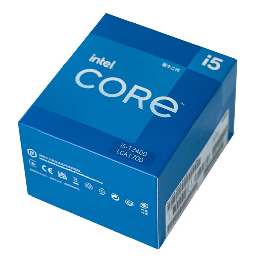 英特尔（Intel）12代酷睿CPU处理器 台式机处理器 盒装CPU 12代i5-12400 盒装【6核12线程】